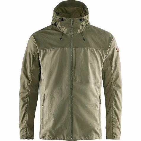 Fjällräven Abisko Wind Jacket Light Olive Singapore For Men (SG-574203)